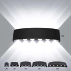 Настенный светодиодный светильник, уличная Водонепроницаемая Современная комнатная лампа в скандинавском стиле для гостиной, крыльца, сада, 2 Вт, 4 Вт, 6 Вт, 8 Вт, 10 Вт, 12 Вт