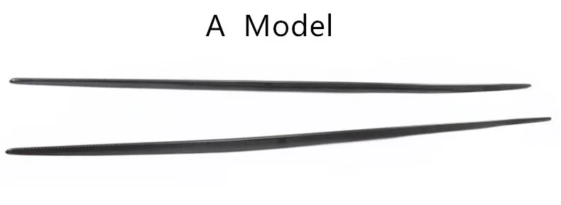 Спойлер для боковой юбки из углеродного волокна Mercedes Benz C Class W205 C180 C200 C260 C300 2015 2019