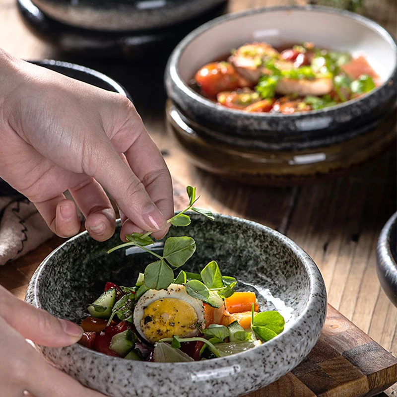 1 шт. керамическая посуда для суши 6 дюймов|Блюдца и тарелки| |