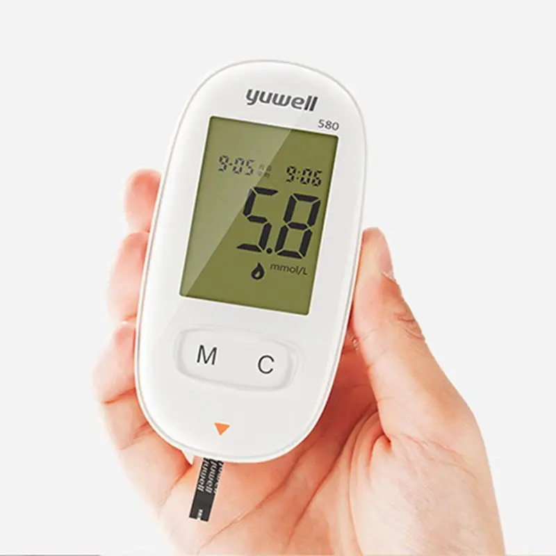 

Automatic Household Blood Sugar Glucose Meter with 50Pcs Test Strips Glucometer