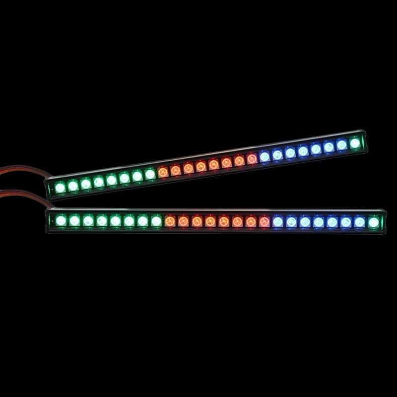 

20 Modes Flicker RC Car Upgrade Parts Color LED Light Bar Roof Lamp for 1/10 RC Crawler Traxxas TRX4 Axial SCX10 D90