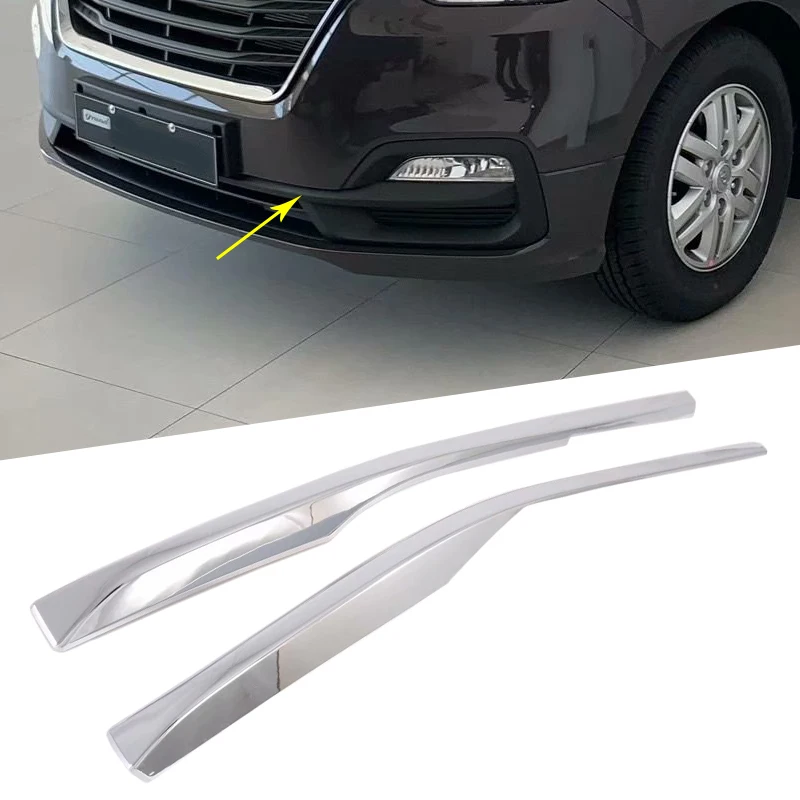 Для hyundai Starex H 1 2018 2019 2020 автомобиля ABS Хромированная Отделка Передняя Верхняя