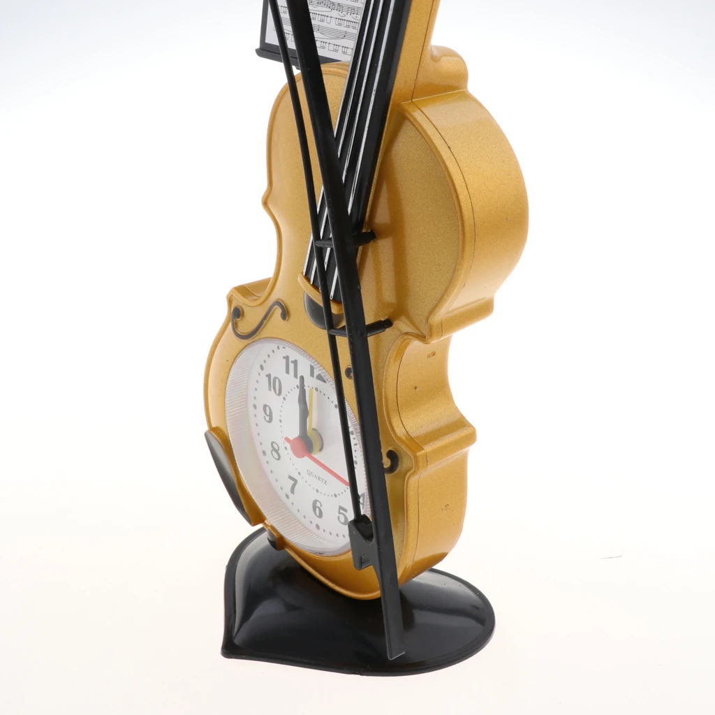 

Adorable Violin Alarm Clock Home Decoration Home Desktop Ornament