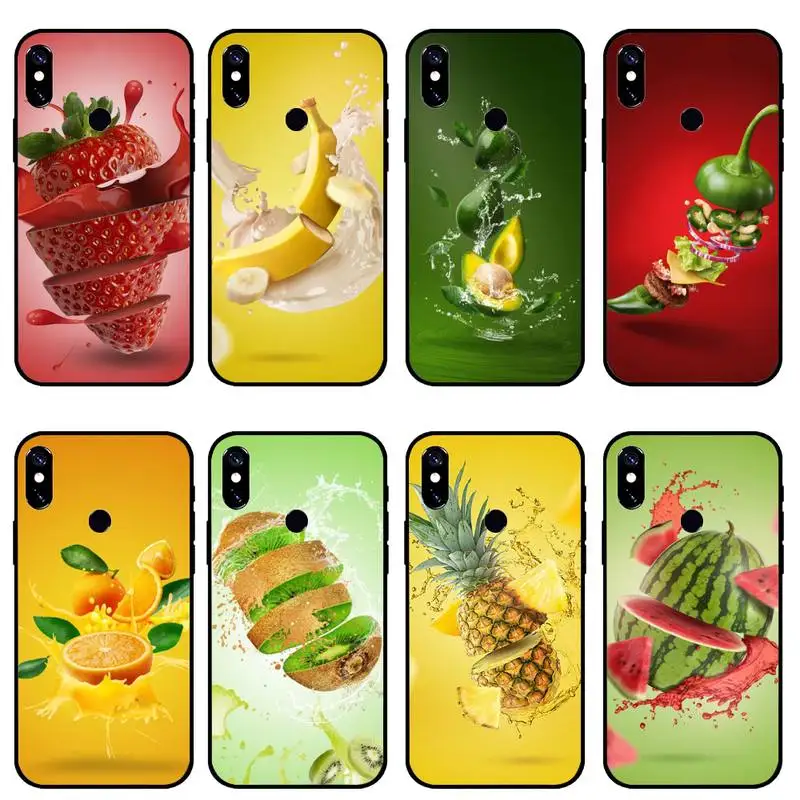 

Dancing fruit strawberry banana orange Phone Case For Xiaomi mi 9 9t 10 redmi 9 9a 8 8a note 10 9 9s 8 8t 7 pro max funda