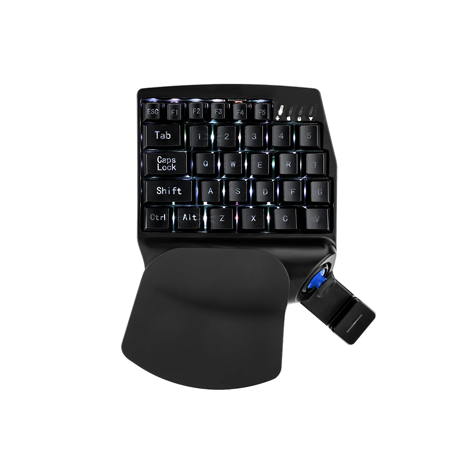 Проводная Механическая клавиатура Keyclick автоматическая с одной рукой подходящая