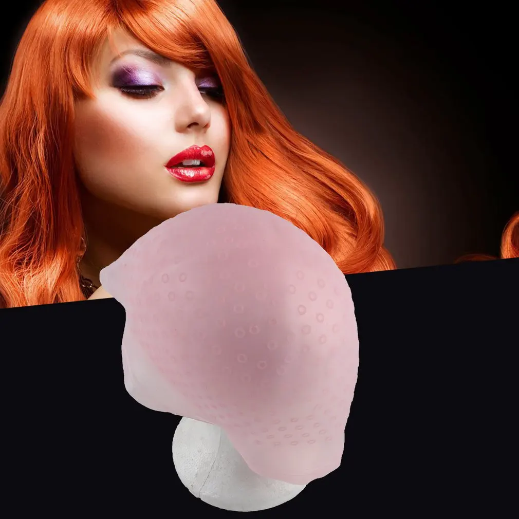 Силиконовая шапочка для окрашивания волос с иглой | Красота и здоровье