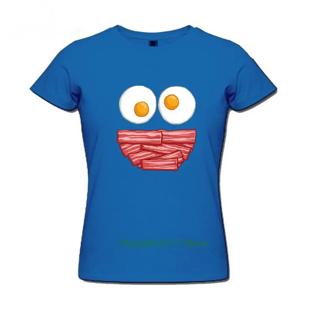 Лидер продаж футболка с изображением яиц завтрака печенья монстра японским