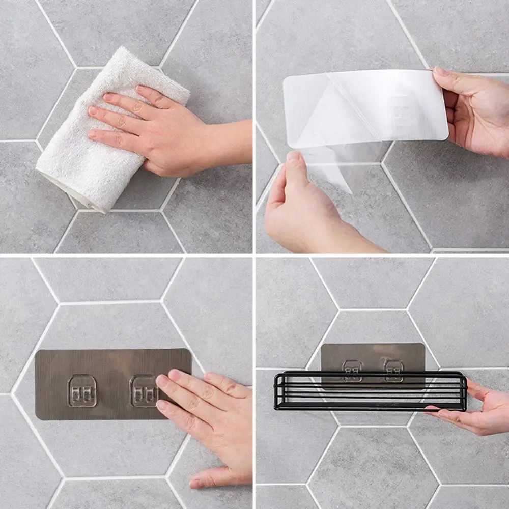 

Bathroom Shelf Organizer Shower Shelves Wall Mount Kitchen Storage Basket Cosmetic Corner Rack Shampoo Holder Bath Accessories