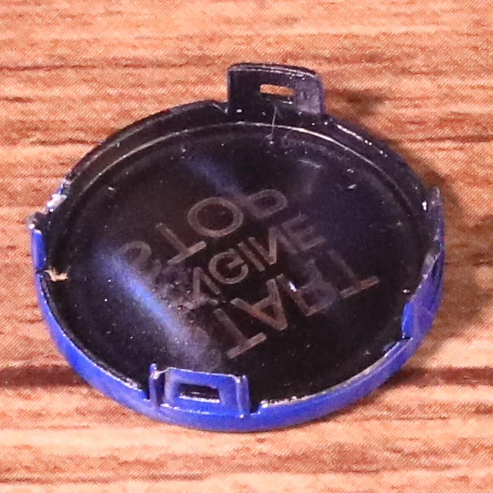 1X ABS сине-серебристая красная кнопка включения и остановки двигателя Накладка