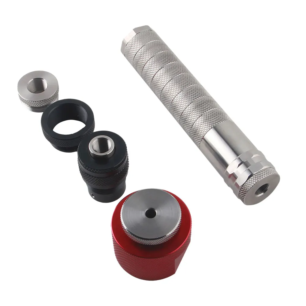 

6.9'' L 1.3'' OD stainless steel Modular Solvent Trap Fuel Filter comp 1-3/16x24 thread cups, 5/8x24 or 1/2x28 end cap