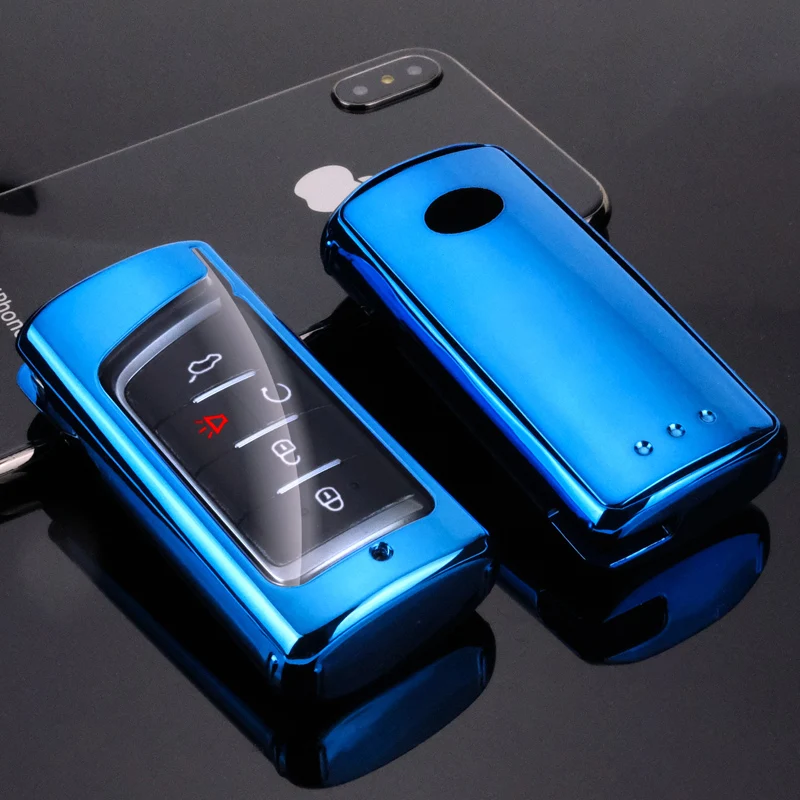 Чехол для автомобильного ключа с дистанционным управлением из ТПУ чехол Trumpchi GS7