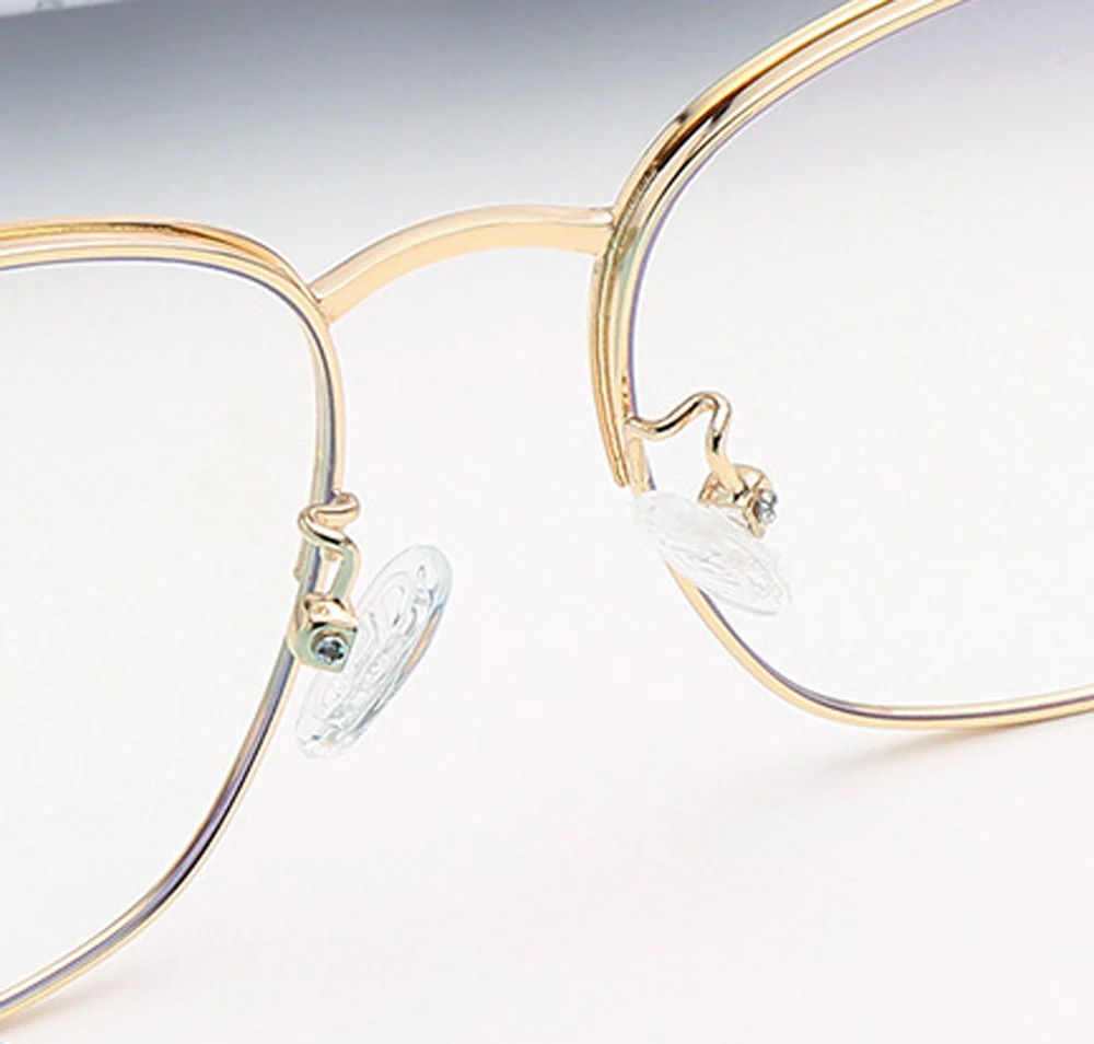 

Vintage Men Women Ultralight Alloy Square Full-Rim Frame Custom Made Myopia Glasses-1 to -6 and Reading Glasses 1 to 4