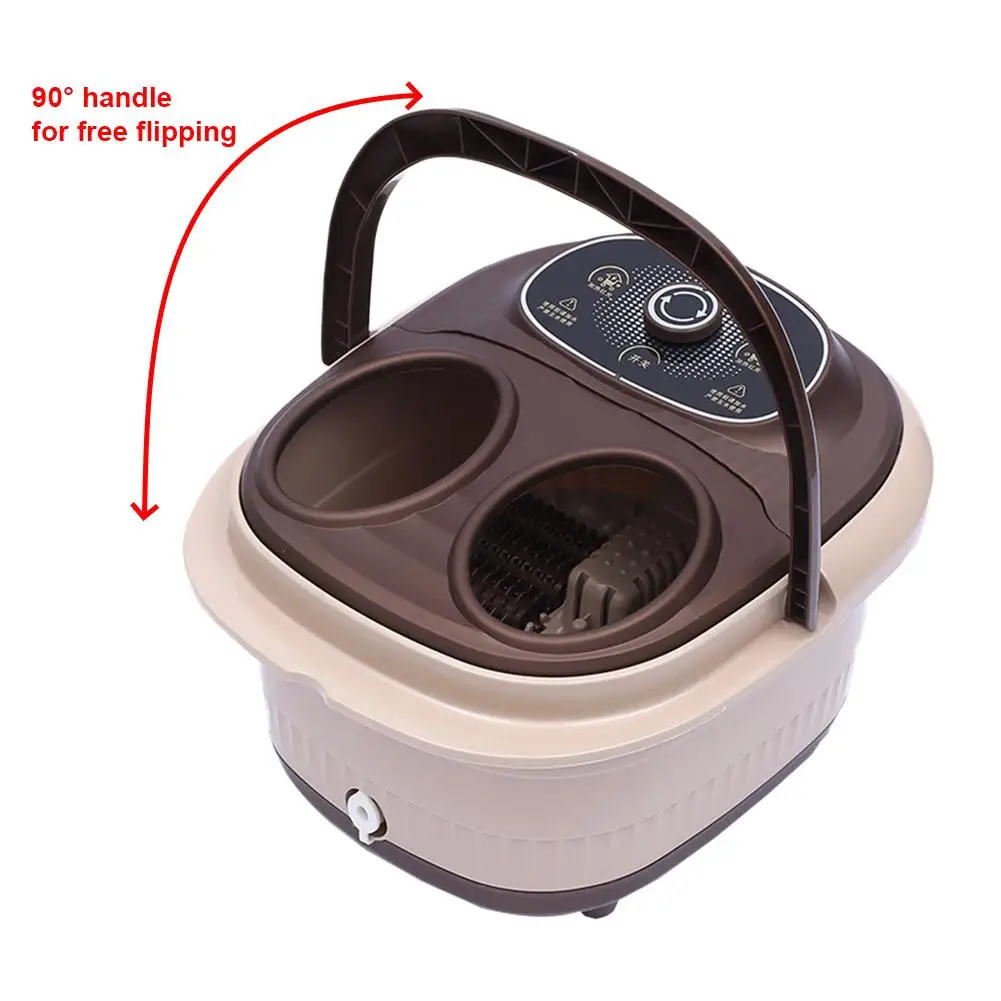 

Foot Spa/Bath Massager Heated Masssage Rollers Soothe Relax Tired Feet Foot Bath Massager Basin