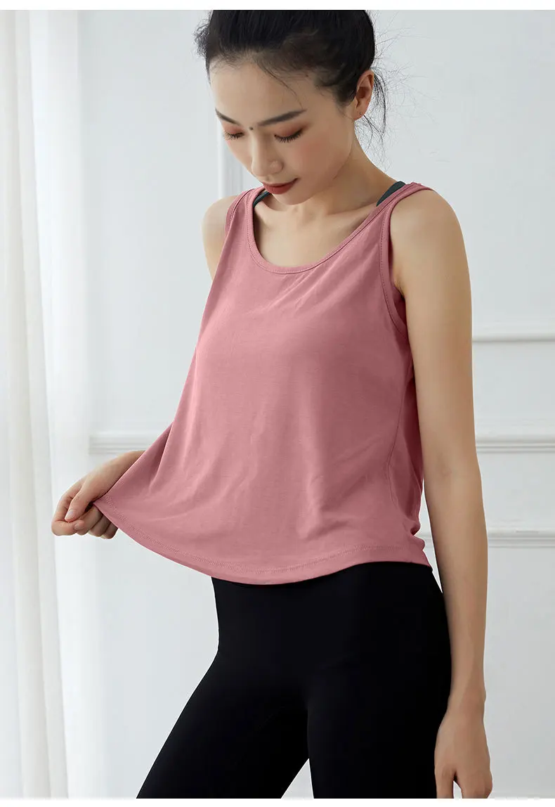 2021 однотонные Фитнес Для женщин дышащий Топ для занятий йогой тренажерный зал