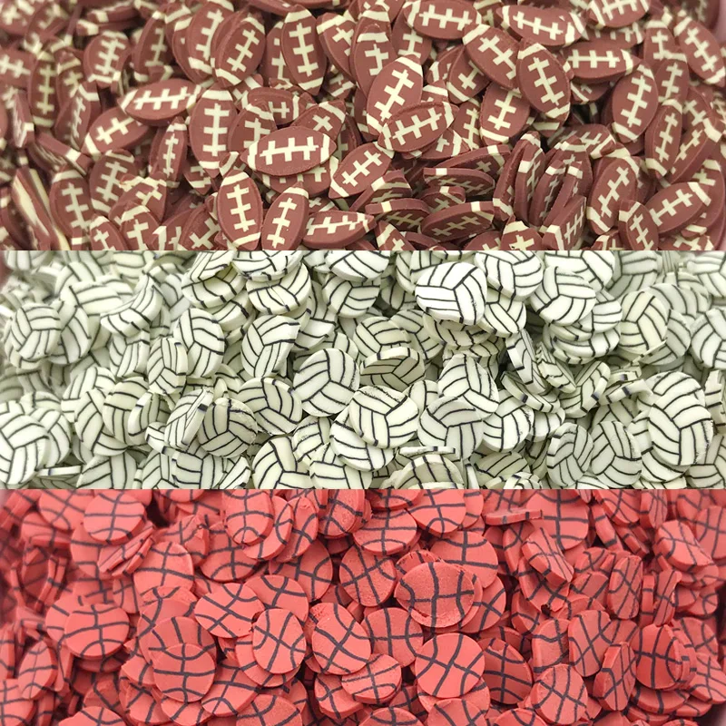 100 г ломтик для баскетбола футбола волейбола полимерные ремесла слайма