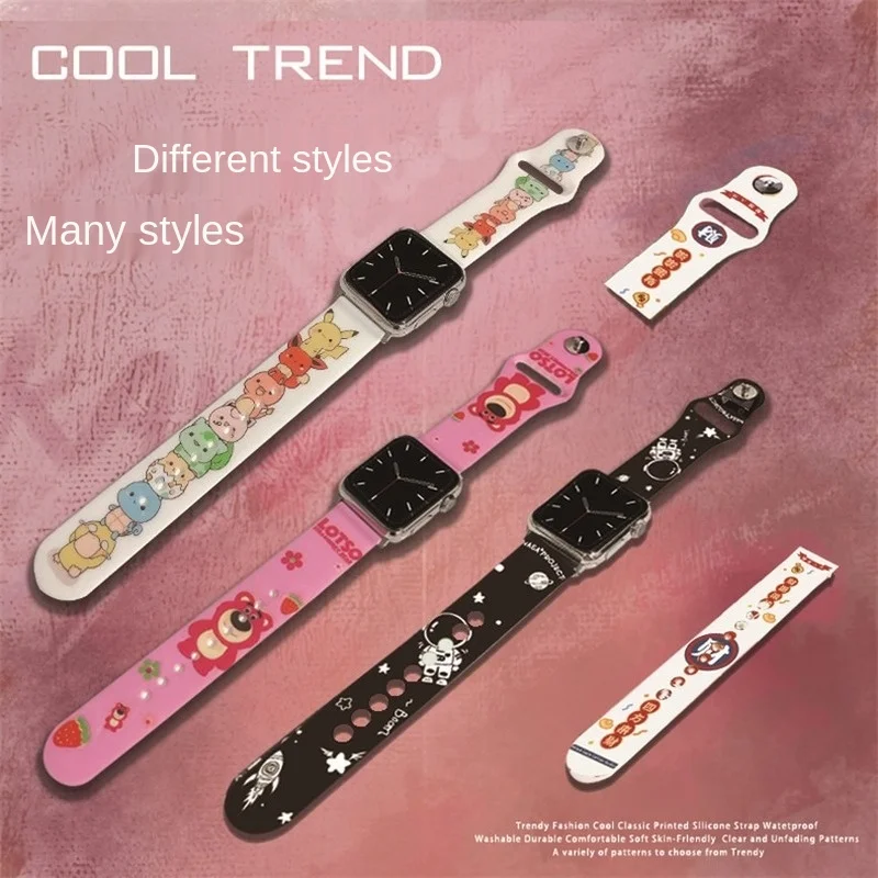 Ремешок Disney для Apple Watch Band 44 40 38 42 мм браслет с рисунком Человека-паука IWatch 1 2 3 4 5 Se 6 |