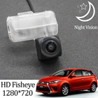 Owtosin HD рыбий глаз 720P камера заднего вида для Toyota Yaris 2012 2013 2014 2015 2016 2017 монитор парковки заднего хода автомобиля