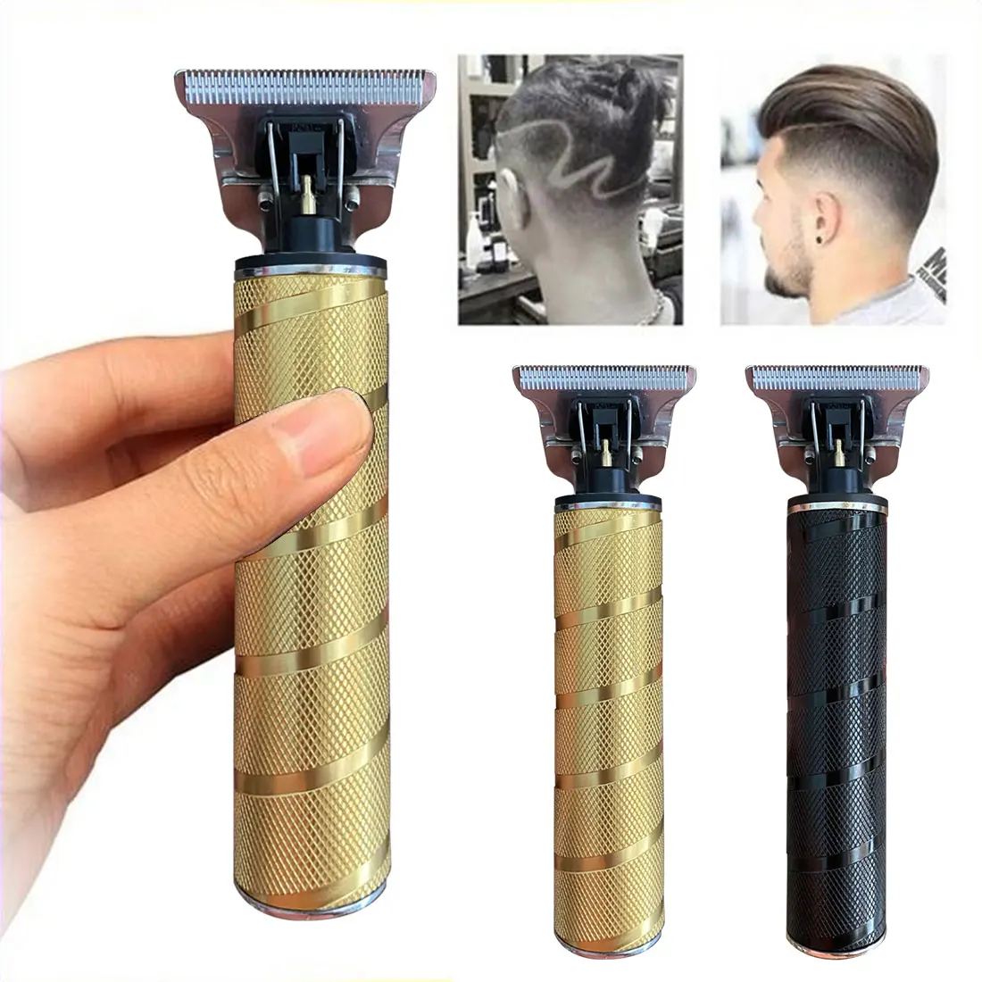 

T-Outliner Professional Haircut Hair Trimmer Barber Usb Rechargeable Hair Clipper Cordless Men Hair Cutting Machine Beard 0mm