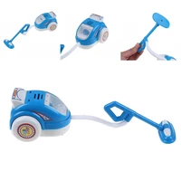 2021 new plastic simulation vacuum cleaner toy mini blue vacuum cleaner household kitchen pretend play children toys for kids