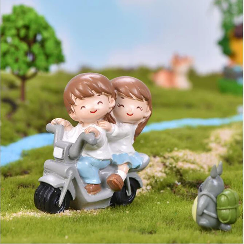 Микроландшафтное украшение для любителей велоспорта самолет мотоцикл подарок