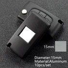 10 шт. 15 мм Автомобильный ключ значок наклейка Автомобильный логотип наклейка для Peugeot 107 108 206 207 301 308 307 407 408 508 2008 аксессуары