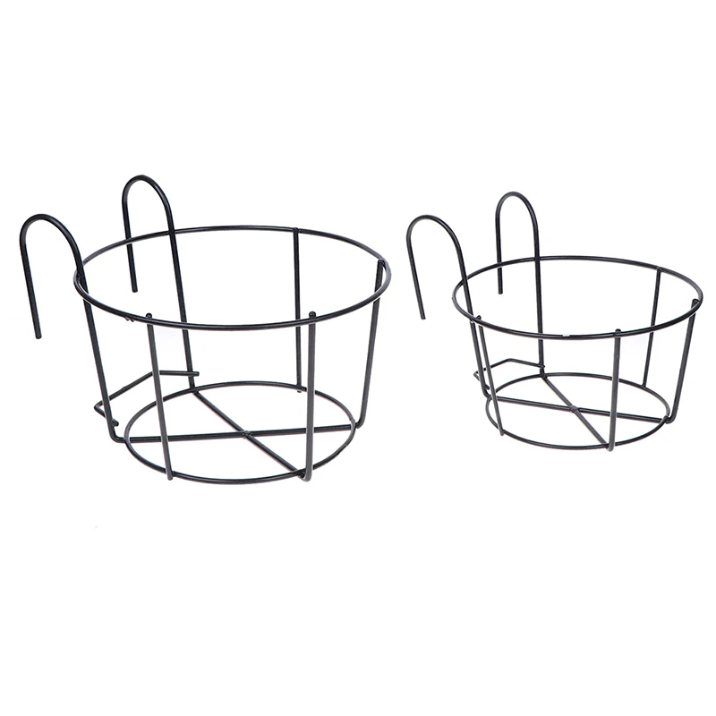 Новинка подвесные железная стойка для растений на балконе круглая цветочных