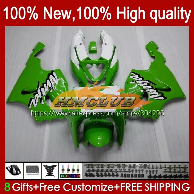 

Корпус для KAWASAKI ZX7R ZX-750 ZX 7R 1996 1997 1998 1999 80No.0 ZX-7R ZX750 ZX 750 7 R 2000 2001 2002 2003 обтекателя завод зеленый