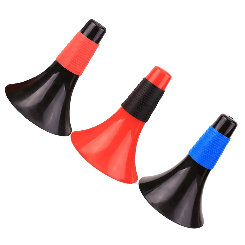 

1 Pc Black Spot Marker Cones Strong Toughness Horn Cones Sign Skating Flat Base Cone Windproof Football Obstacle (Blue