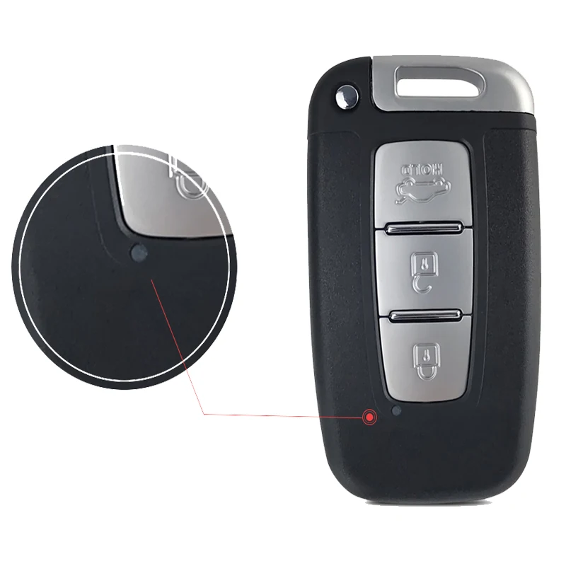 OkeyTech Smart Remote Car Key 433Mhz ID46 Chip For Hyundai I30 I45 Ix35 Genesis Equus Veloster Sonata Elantra Tucson Uncut Blade |