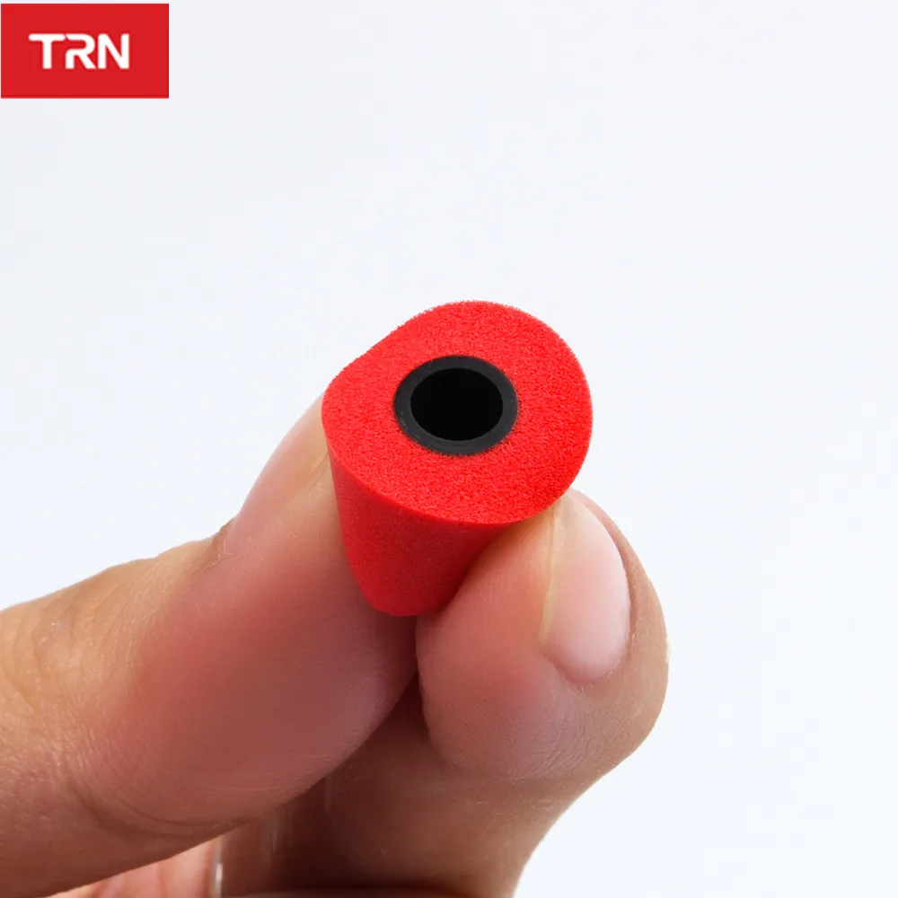 TRN наушники памяти хлопок хронические отскок беруши PU губка 1 пара (2 шт) v80 v20
