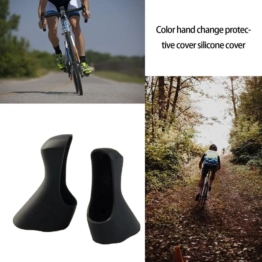 

1 Pair Of Road Bike 4700+5800+6800 Protective Covers Silicone Covers Grip Covers Ergonomic Design Rich Color
