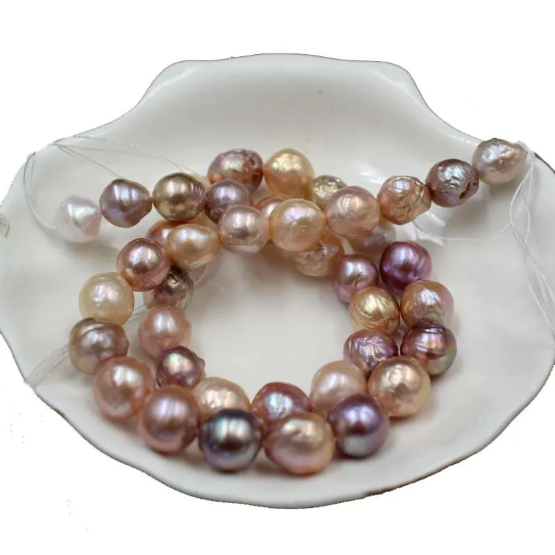 Бусины барокко неправильной формы смешанных цветов натуральный пресноводный