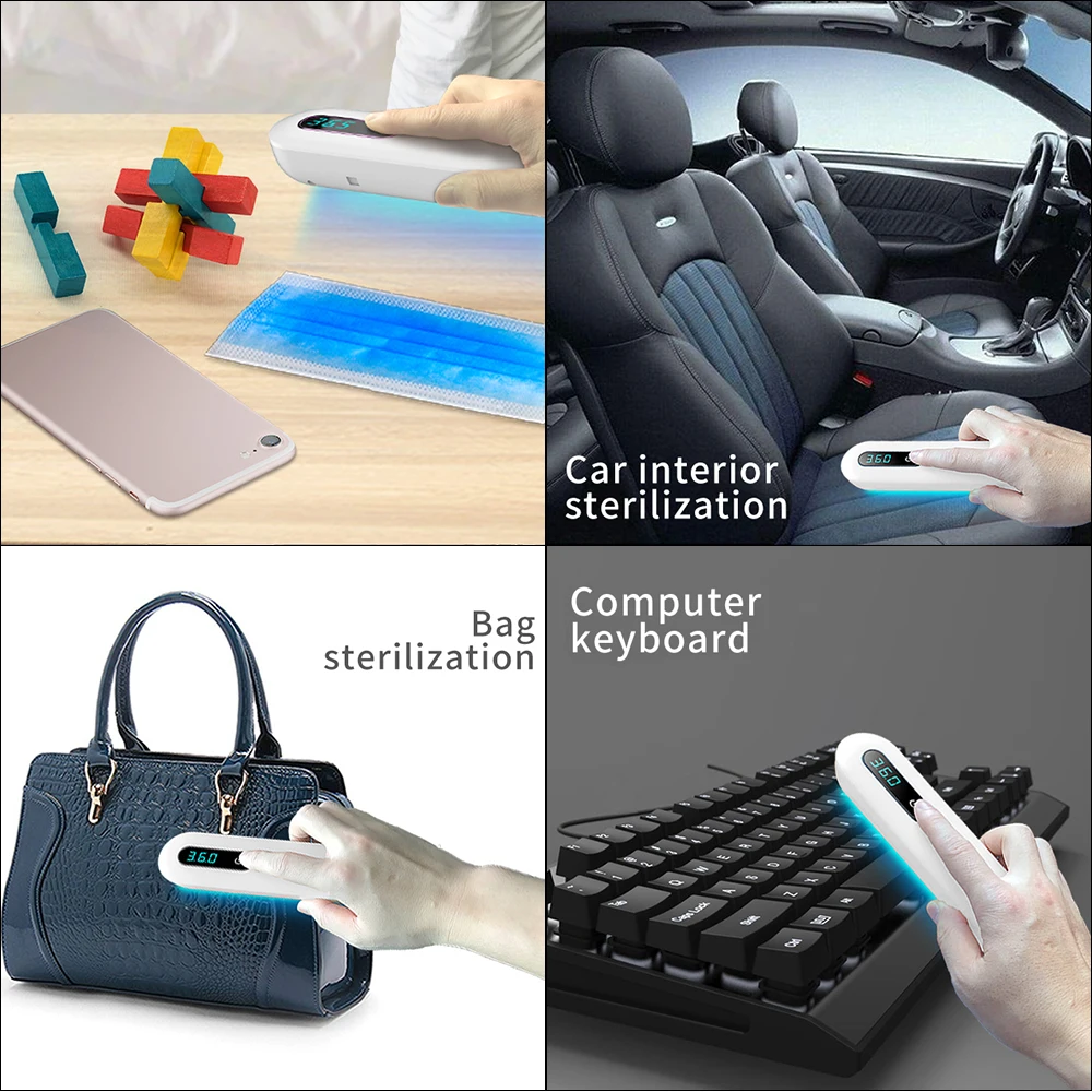 

UV Light Sterilizer Box Removable Anti Bacteria Ultraviolet Ray Personal Disinfection Case Disinfectant Machine For Home Office