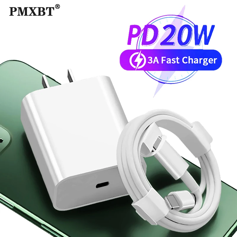 20 Вт PD зарядное устройство адаптер питания для iPhone 12pro 11 Pro Max Быстрая зарядка Apple