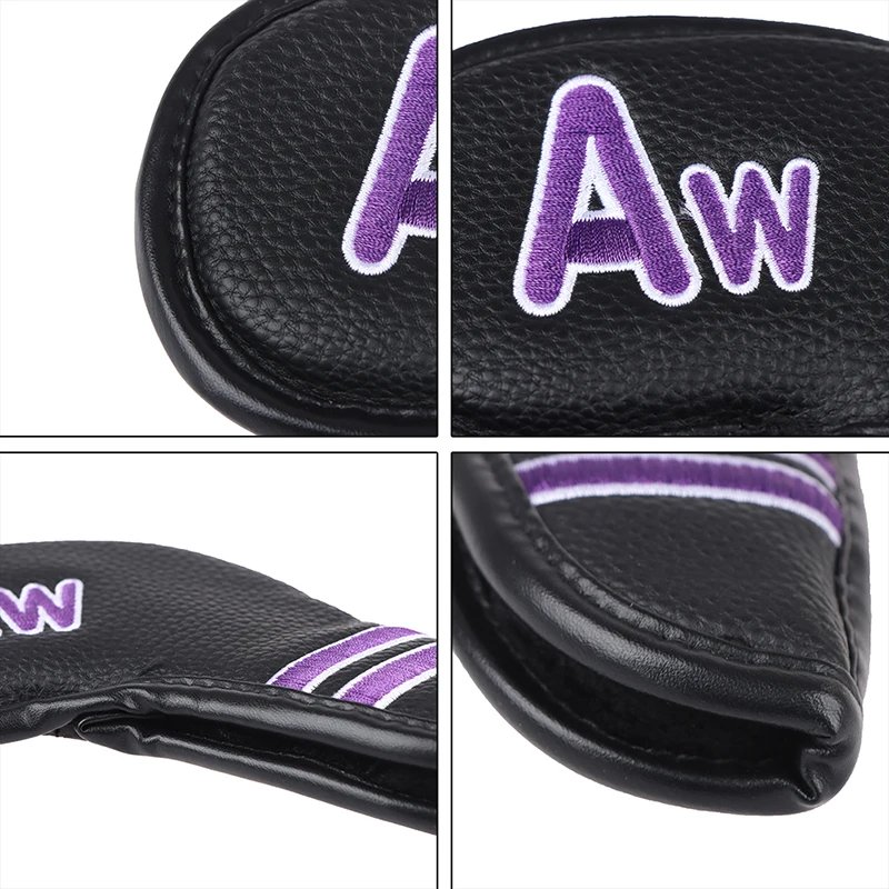

9Pcs/Set Waterproof PU Sports Golf Iron Head Cover Putter Protector Headcover