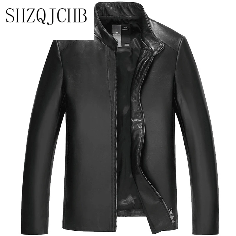 

Leather Mens Jacket Sheepskin Coat Men Spring Autumn Motorcycle Jackets Genuine Leather Jacket Men Chaqueta Cuero Hombre