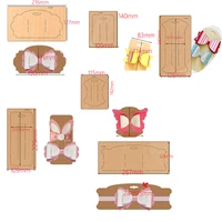 bundled hairband hairpin cutting wooden die cutting clipboard craft knife molds are compatible with most manual die cutting