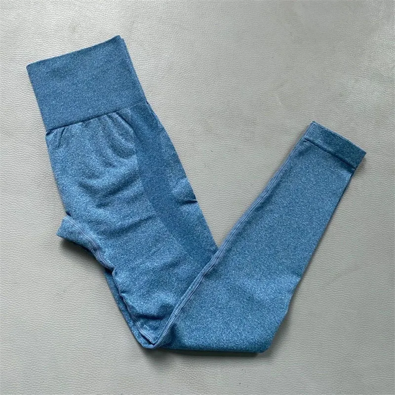 

1216HQ pants women's high waist elastic tight Yoga pants custom logo print on product and package from 1pc dropship