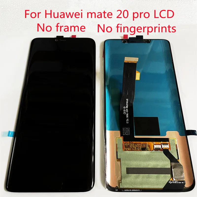 

Оригинальный ЖК-дисплей super AMOLED для Huawei mate20 pro, сенсорный экран без рамки, без отпечатков пальцев, с черной точкой mate 20 pro 4, оригинал