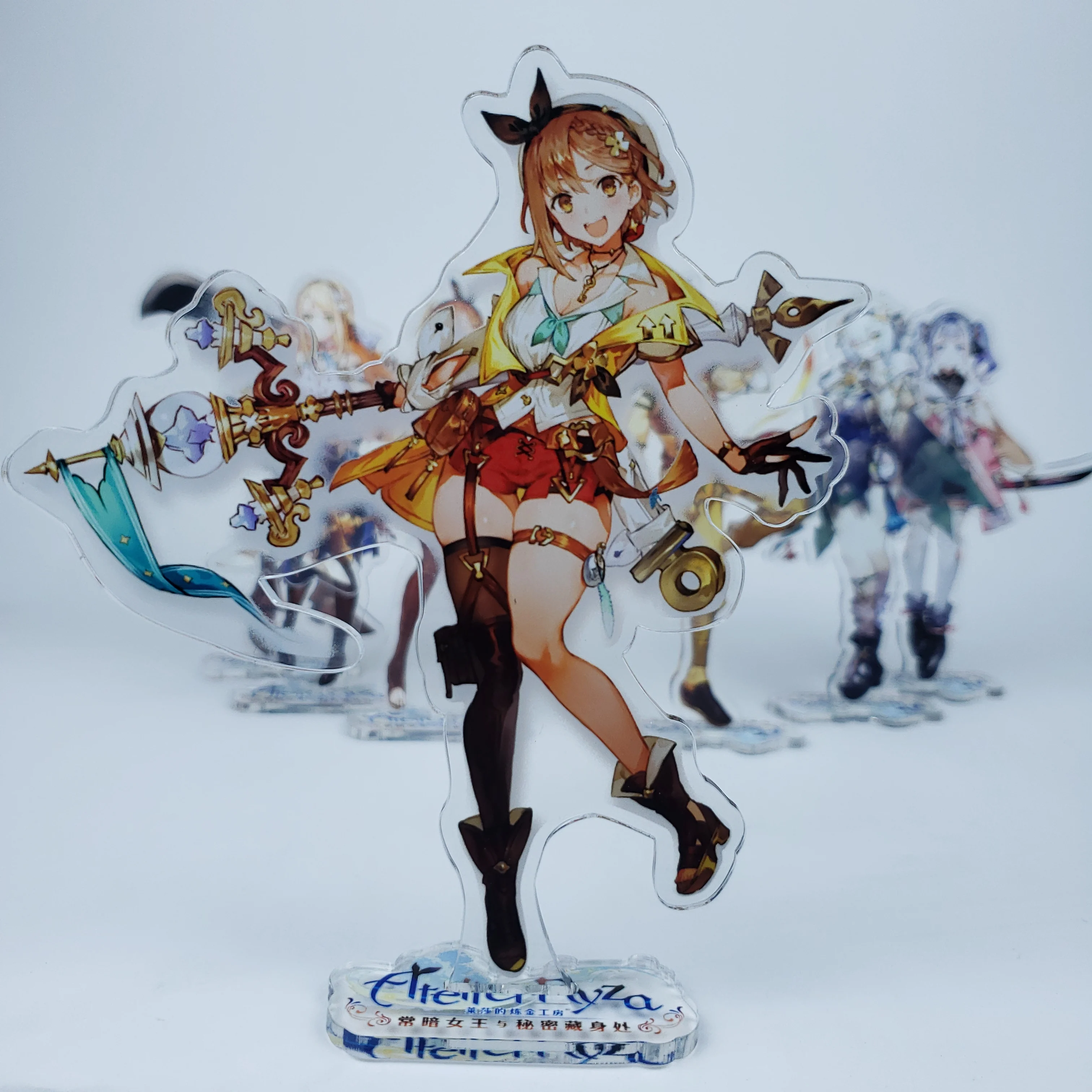 

Atelier Ryza: Ever Darkness & the Secret Hideout Action Figure Cosplay Toys Reisalin Stout Acrylic Dolls Stand Model 16cm