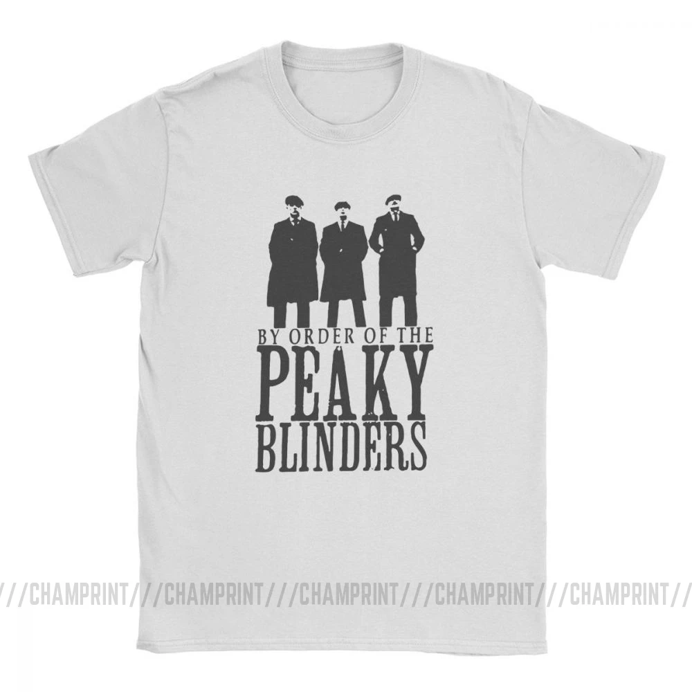 Peaky Blinders, Мужская футболка, Arthur Thomas, TOMMEE, Shelby, летние топы, короткий рукав, Повседневная футболка с круглым вырезом, хлопок, футболки размера плюс - Цвет: Белый