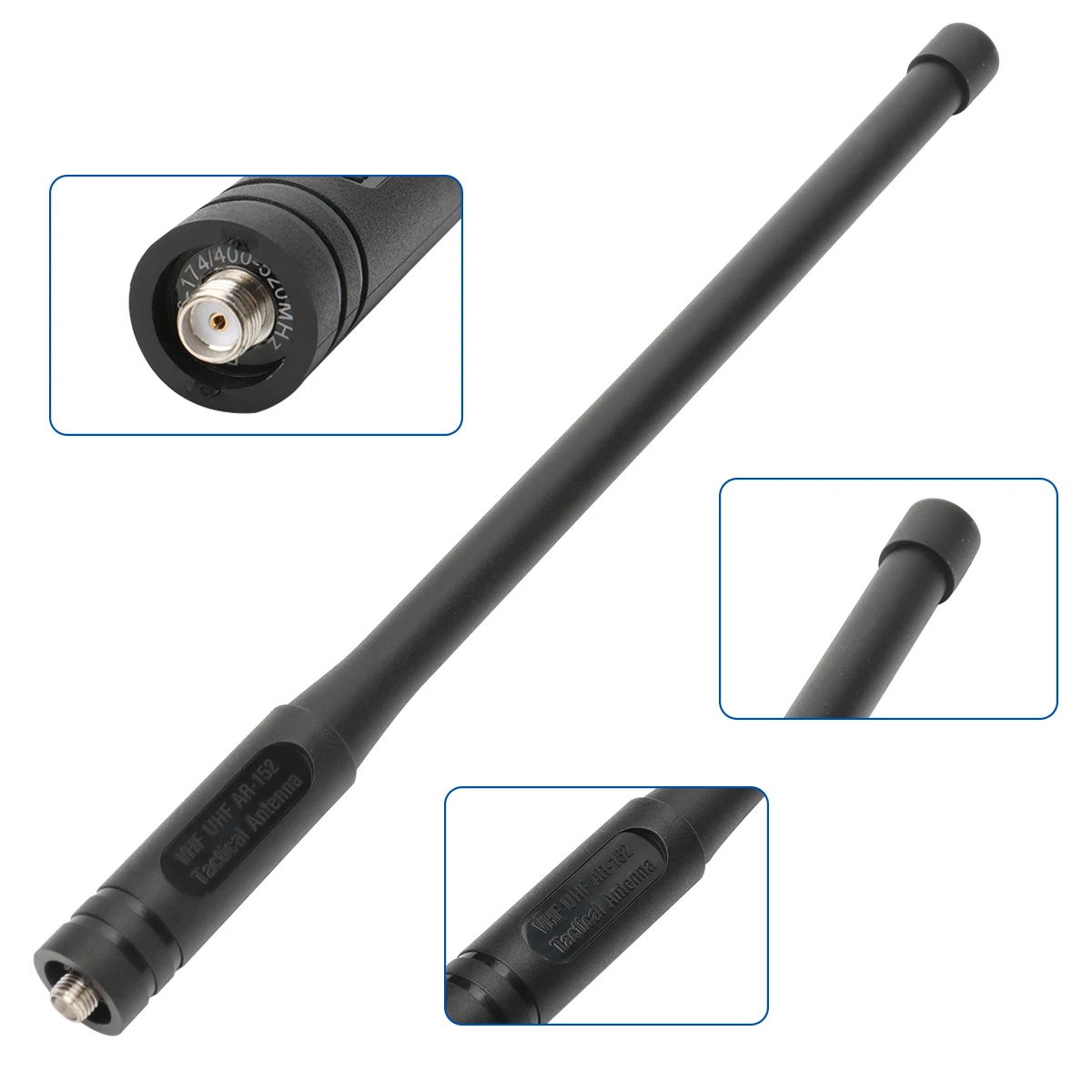Встроенная тактическая антенна Baofeng модель SMA-Female Dual Band VHF UHF 144/430Mhz | Мобильные