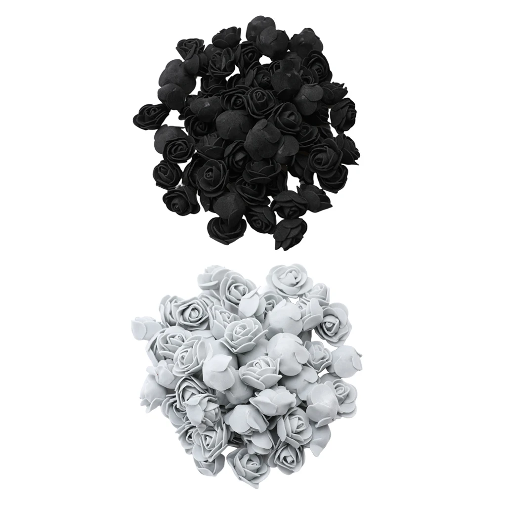 

100 Pieces Artificial Flower Foam Rose Heads, for Bouquets, Mother's Day,