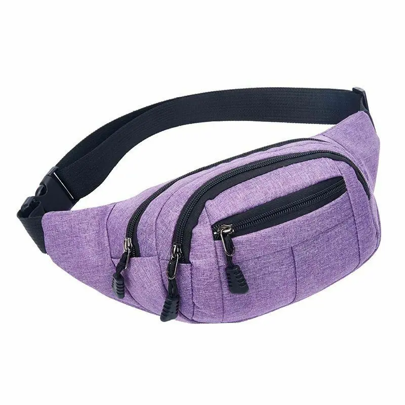 

Men Women Travel Bum Bag Fanny Pack Waist Bag Zipped Outdoor Sports Bag Pouch