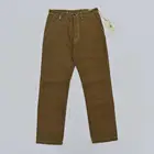 Повседневные мужские брюки из Твила в винтажном стиле BOB DONG с пуговицы для подтяжек