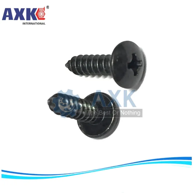 AXK Бесплатная доставка M4 M5 100 шт. Самонарезающий винт с Черной головкой| |