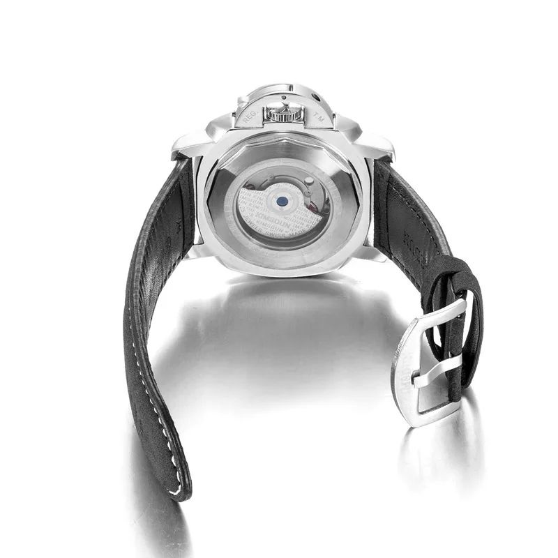 

KIMSDUN Top Luxury Brand Fashion Multi Function Display Men's Automatic Mechanical Watch Rose Gold Clock Relogio Masculino Men