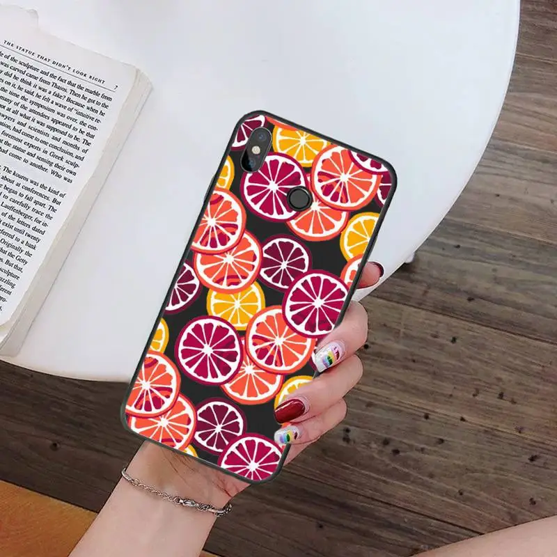 

Cartoon Lemon Pineapple Phone Case For Xiaomi Redmi mi note max 3 5 6 8 9 10 t S SE lite pro Soft Silicone Shell Cover Funda