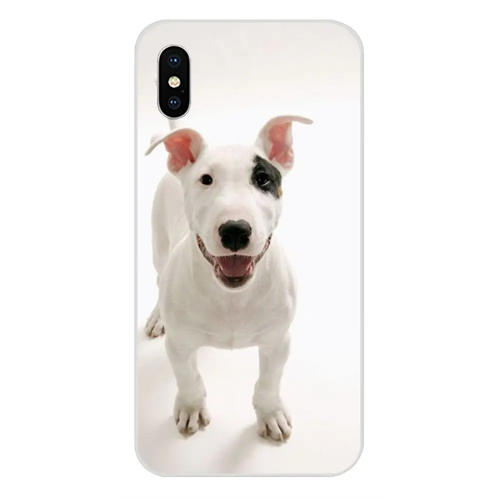 Щенки Bull Terrier мягкие для Xiaomi Redmi Mi 4 7A 9T K20 CC9 CC9e Note 7 9 Y3 SE Pro Prime Go Play распродажа люкс |