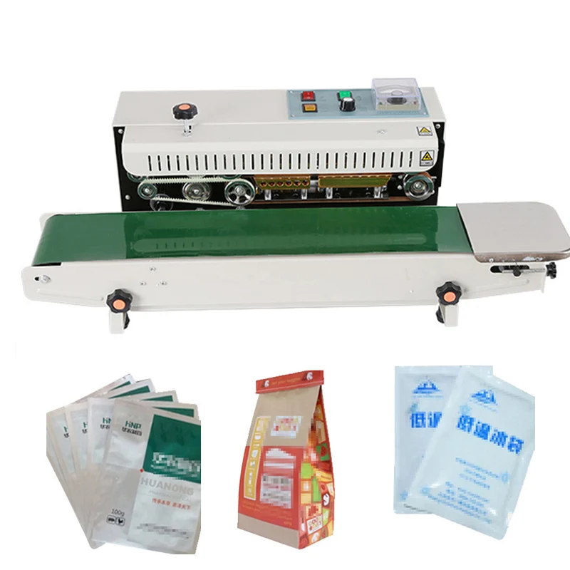

110V 220V film bag continuous sealing machine high quality intelligent automatic transportation sealing machine